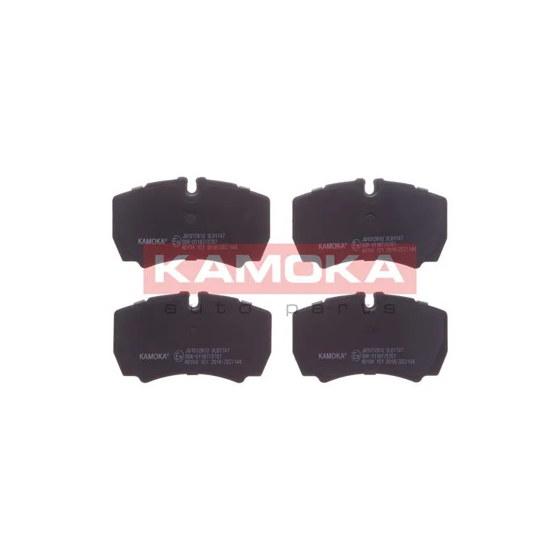 Jeu de 4 plaquettes de frein arrière KAMOKA JQ1012810