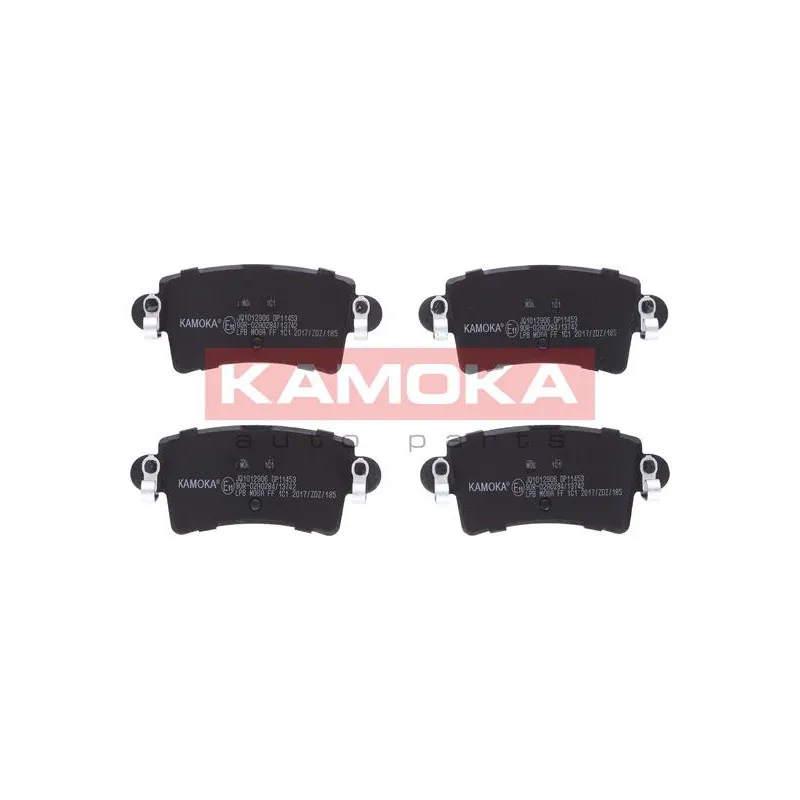 Jeu de 4 plaquettes de frein arrière KAMOKA JQ1012906