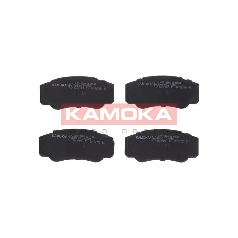 Jeu de 4 plaquettes de frein arrière KAMOKA JQ1012960