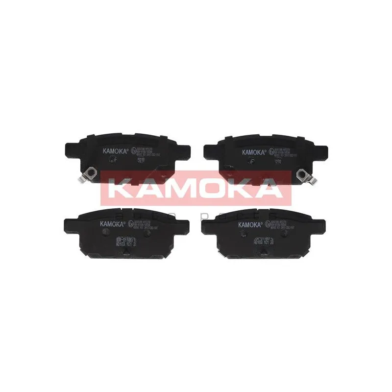 Jeu de 4 plaquettes de frein arrière KAMOKA JQ101300