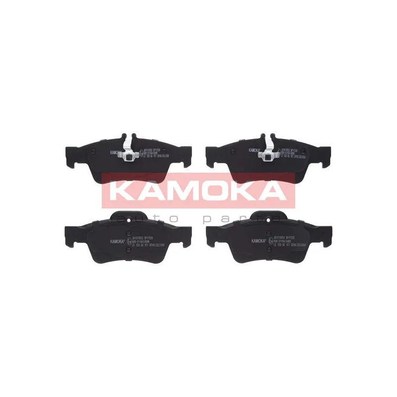 Jeu de 4 plaquettes de frein arrière KAMOKA JQ1013052