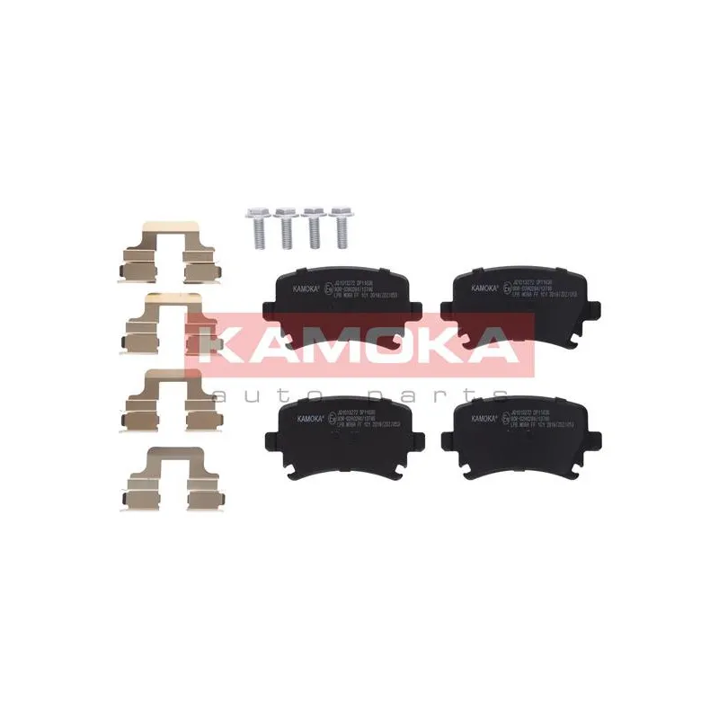 Jeu de 4 plaquettes de frein arrière KAMOKA JQ1013272