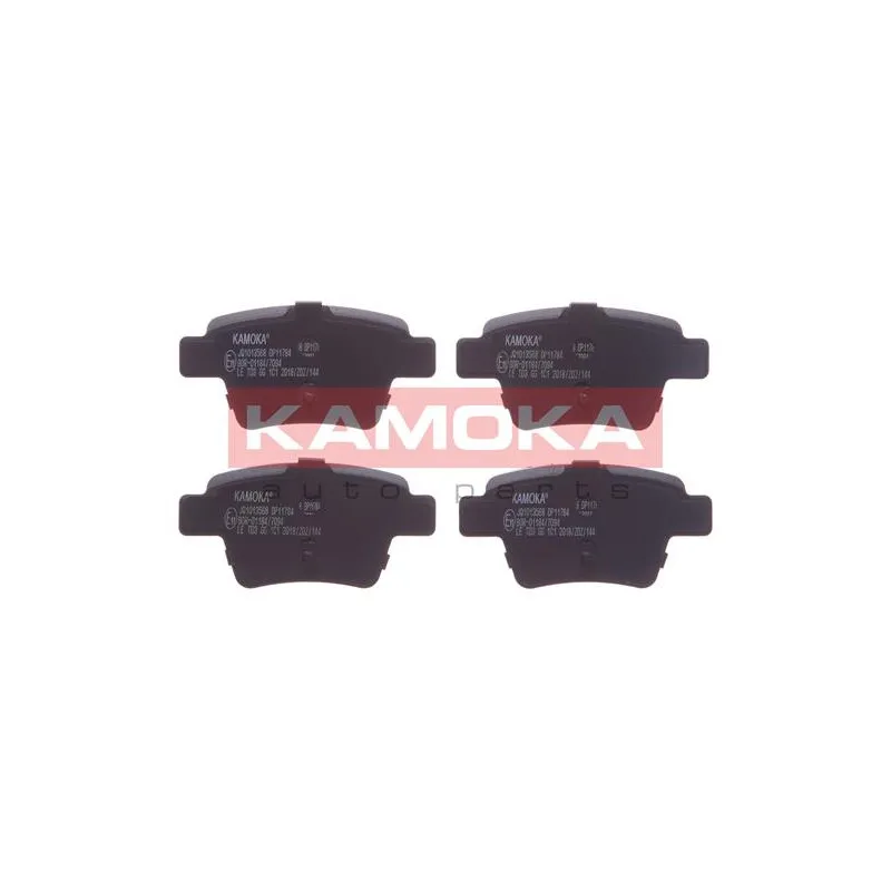 Jeu de 4 plaquettes de frein arrière KAMOKA JQ1013568