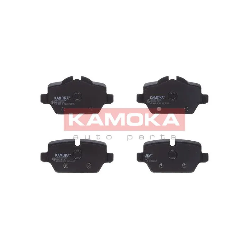 Jeu de 4 plaquettes de frein arrière KAMOKA JQ1013612