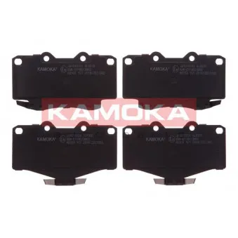 Jeu de 4 plaquettes de frein avant KAMOKA JQ1013704