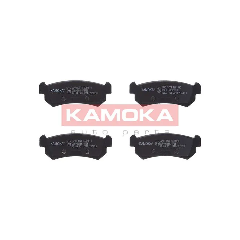 Jeu de 4 plaquettes de frein arrière KAMOKA JQ1013778