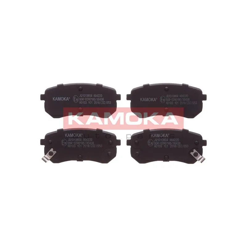 Jeu de 4 plaquettes de frein arrière KAMOKA JQ1013804