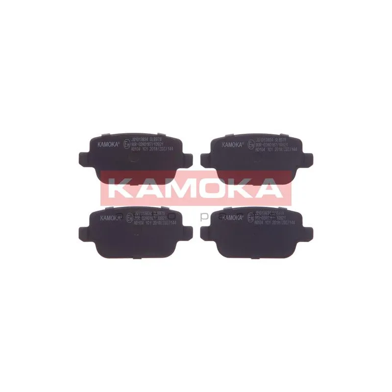 Jeu de 4 plaquettes de frein arrière KAMOKA JQ1013834