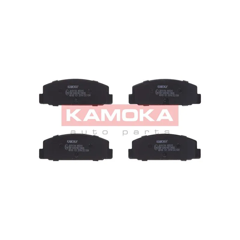 Jeu de 4 plaquettes de frein arrière KAMOKA JQ101744