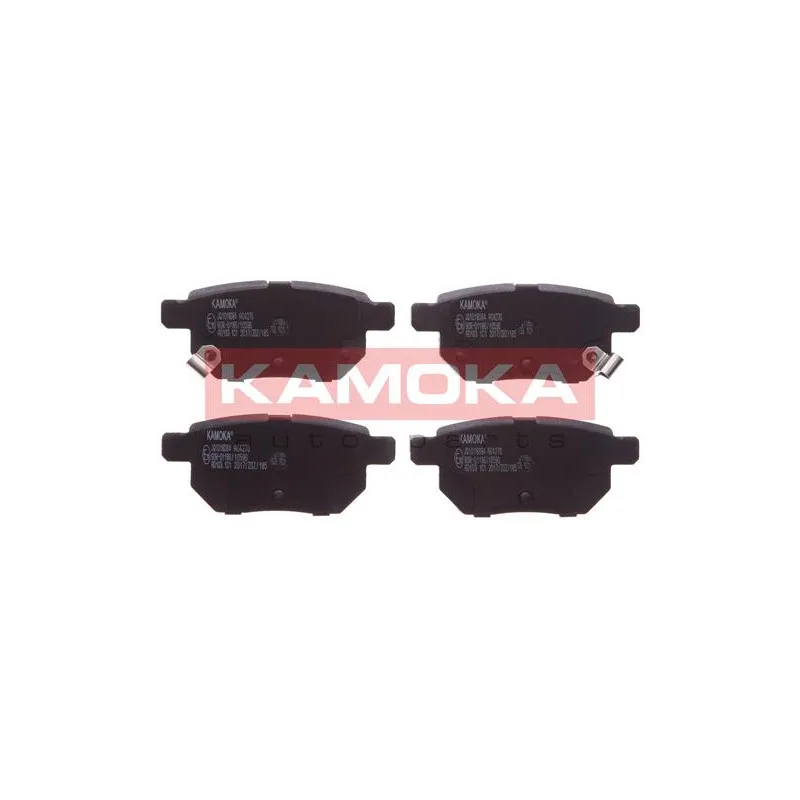 Jeu de 4 plaquettes de frein arrière KAMOKA JQ1018084
