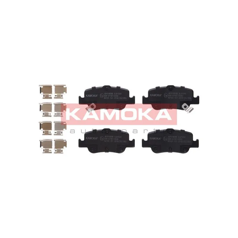 Jeu de 4 plaquettes de frein arrière KAMOKA JQ1018096