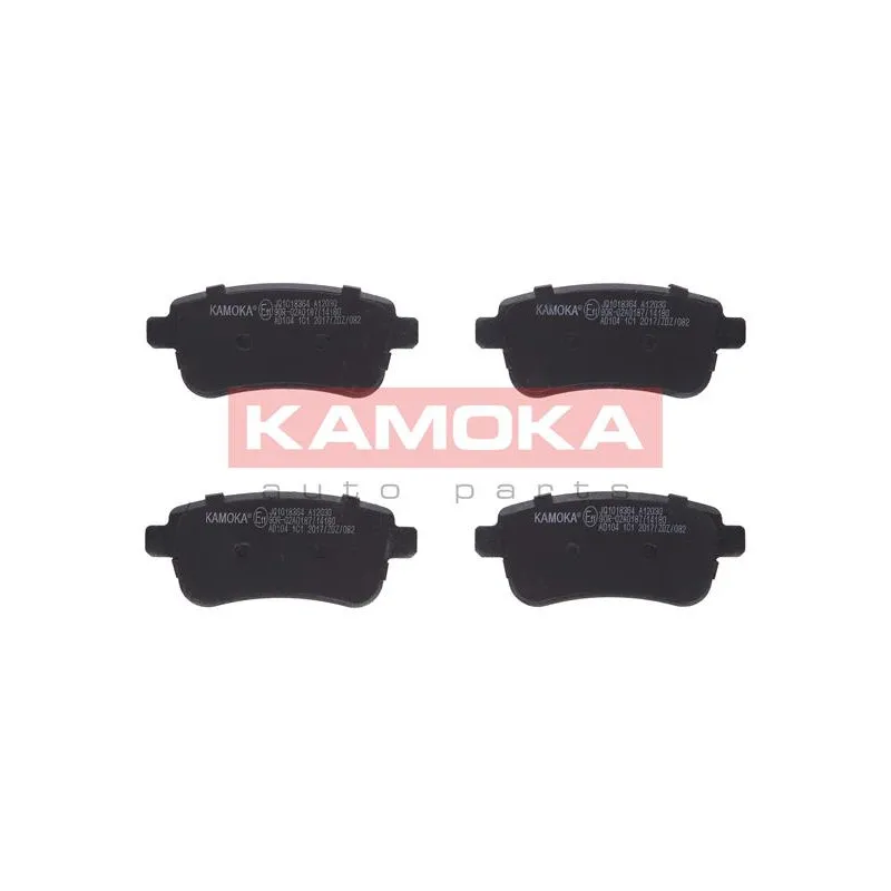 Jeu de 4 plaquettes de frein arrière KAMOKA JQ1018364