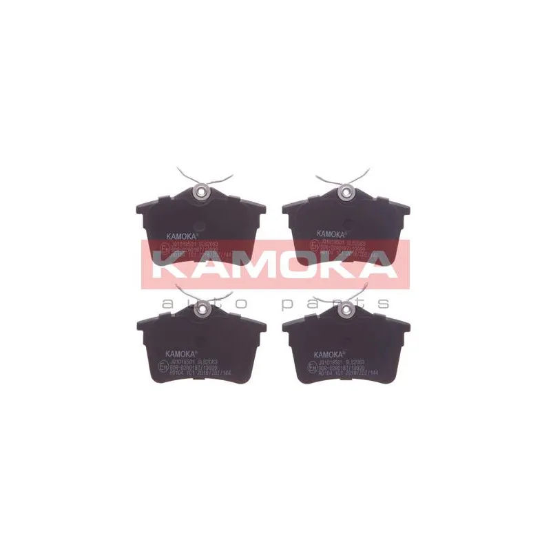 Jeu de 4 plaquettes de frein arrière KAMOKA JQ1018501