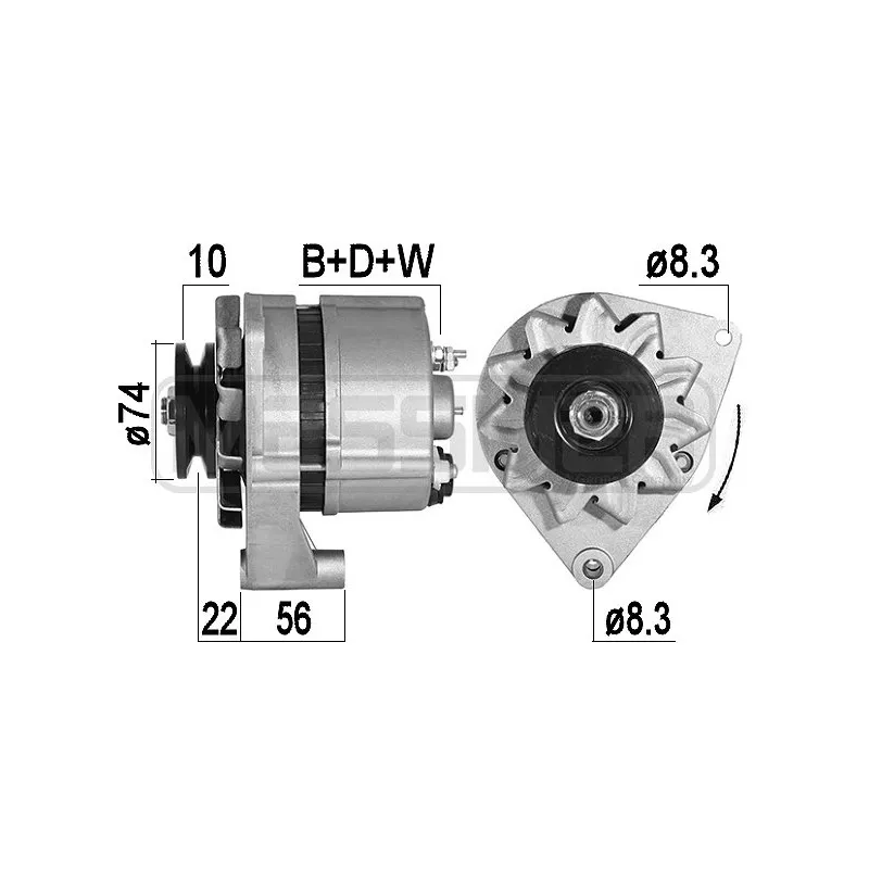 Alternateur MESSMER 209583