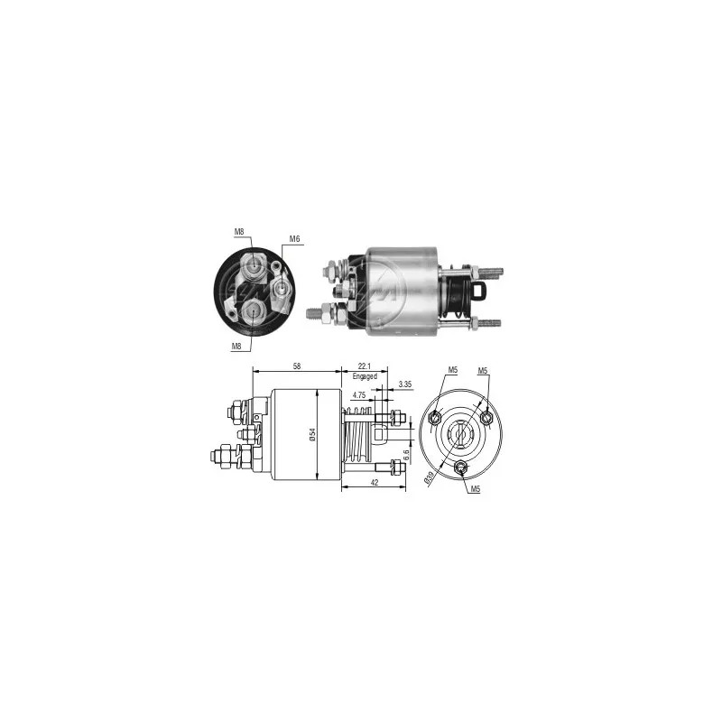 Contacteur, démarreur MESSMER ZM3595