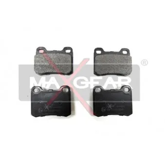 Jeu de 4 plaquettes de frein arrière MAXGEAR 19-0403