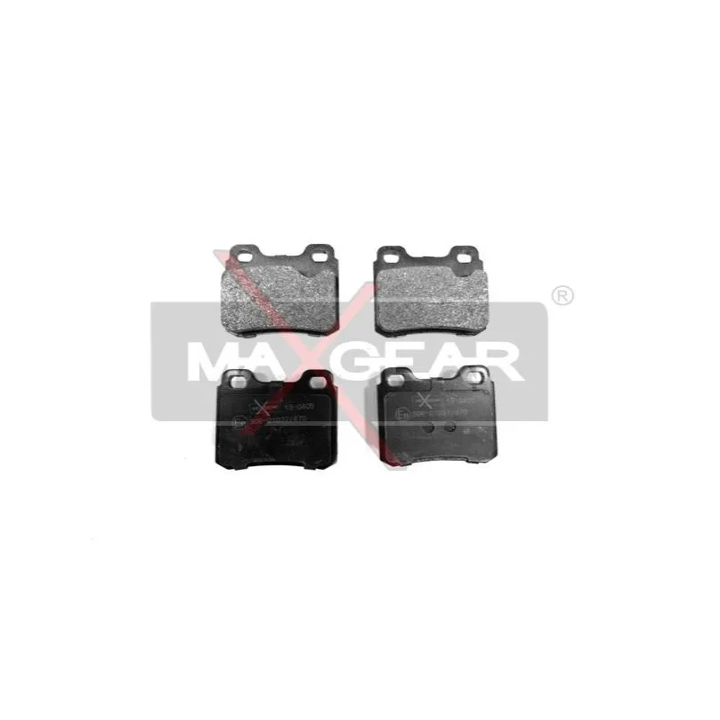 Jeu de 4 plaquettes de frein arrière MAXGEAR 19-0405