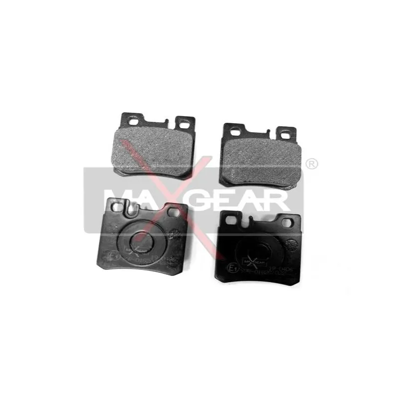 Jeu de 4 plaquettes de frein arrière MAXGEAR 19-0406
