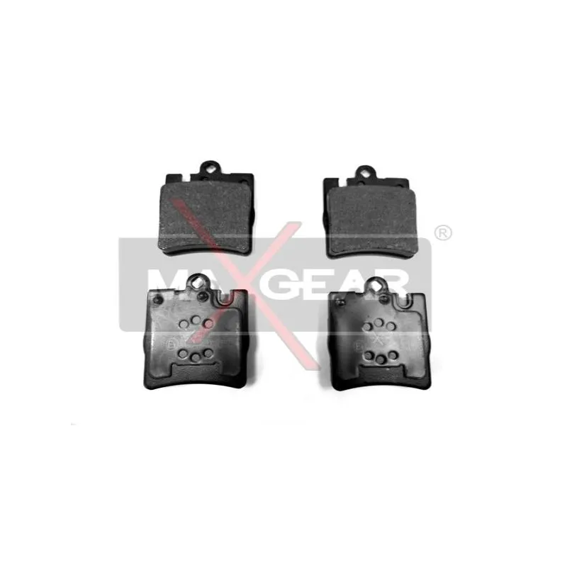 Jeu de 4 plaquettes de frein arrière MAXGEAR 19-0410