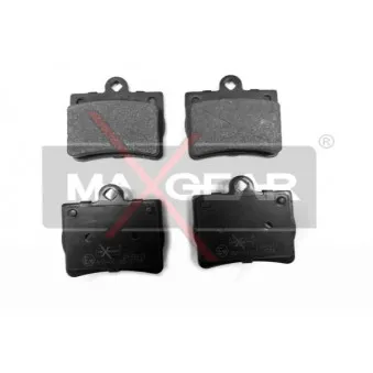 Jeu de 4 plaquettes de frein arrière MAXGEAR 19-0411