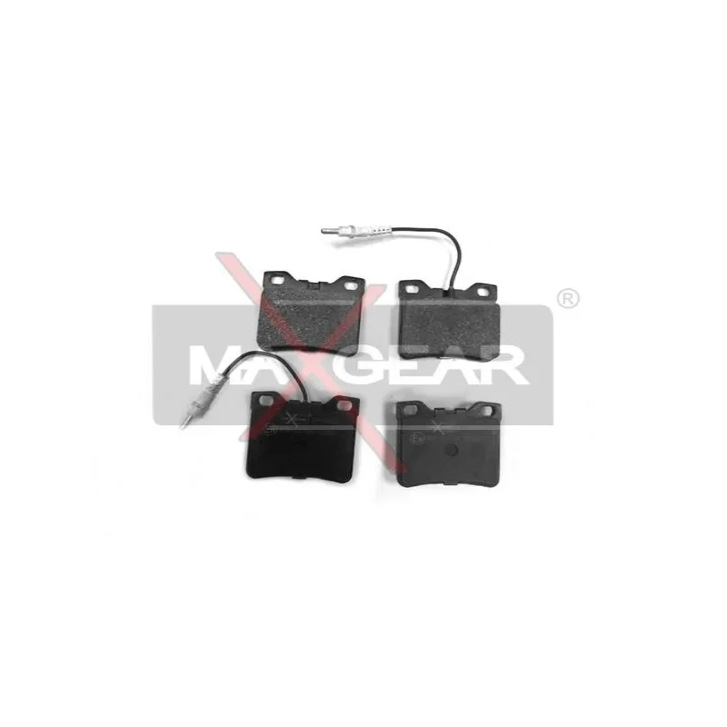 Jeu de 4 plaquettes de frein arrière MAXGEAR 19-0412