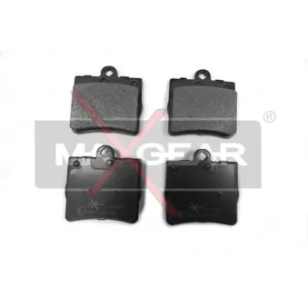 Jeu de 4 plaquettes de frein arrière MAXGEAR 19-0415