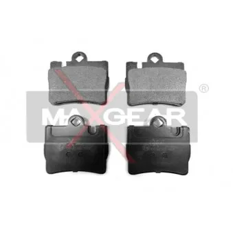 Jeu de 4 plaquettes de frein arrière MAXGEAR 19-0416