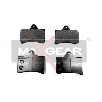 Jeu de 4 plaquettes de frein arrière MAXGEAR 19-0418