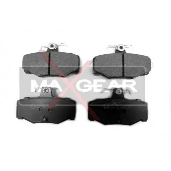 Jeu de 4 plaquettes de frein arrière MAXGEAR 19-0421
