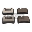Jeu de 4 plaquettes de frein arrière MAXGEAR 19-0422 - Visuel 1