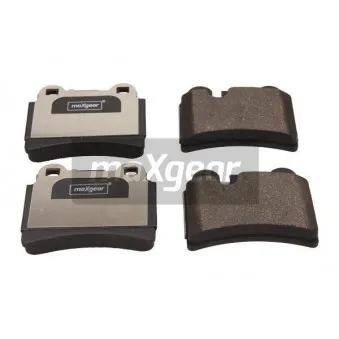 Jeu de 4 plaquettes de frein arrière MAXGEAR 19-0422