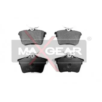 Jeu de 4 plaquettes de frein arrière MAXGEAR 19-0423