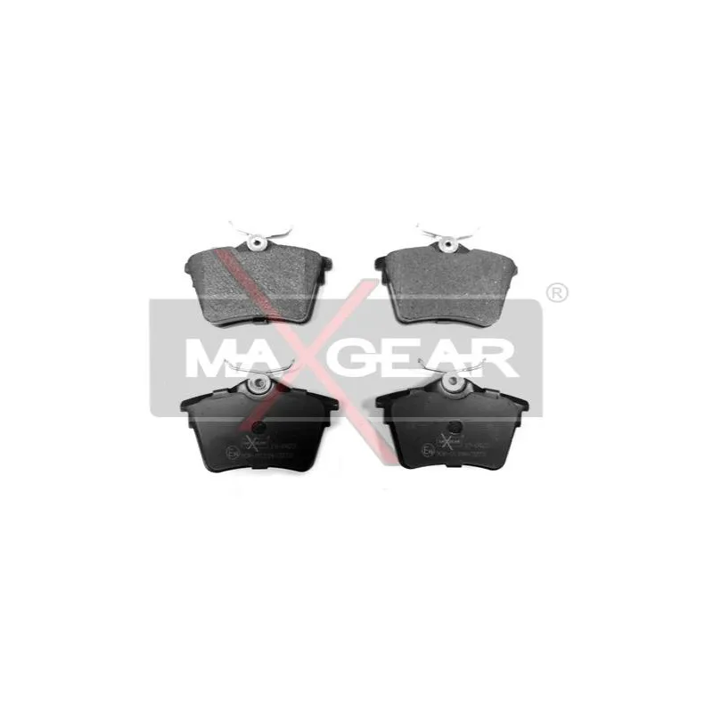 Jeu de 4 plaquettes de frein arrière MAXGEAR 19-0423