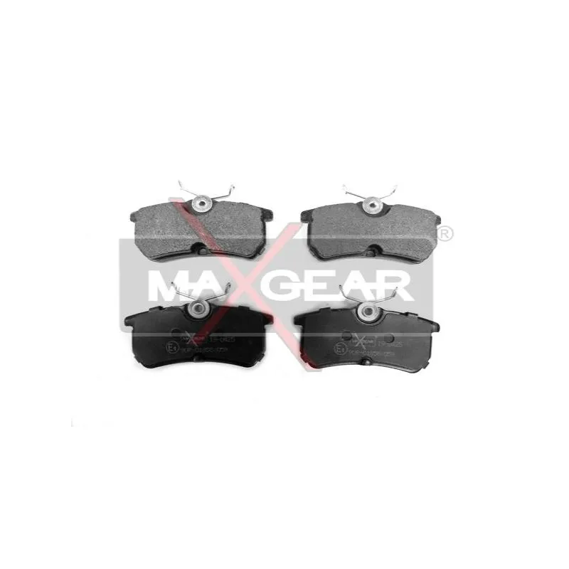 Jeu de 4 plaquettes de frein arrière MAXGEAR 19-0425