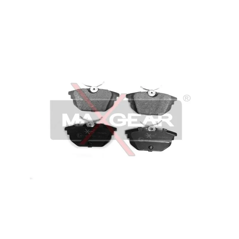 Jeu de 4 plaquettes de frein arrière MAXGEAR 19-0426