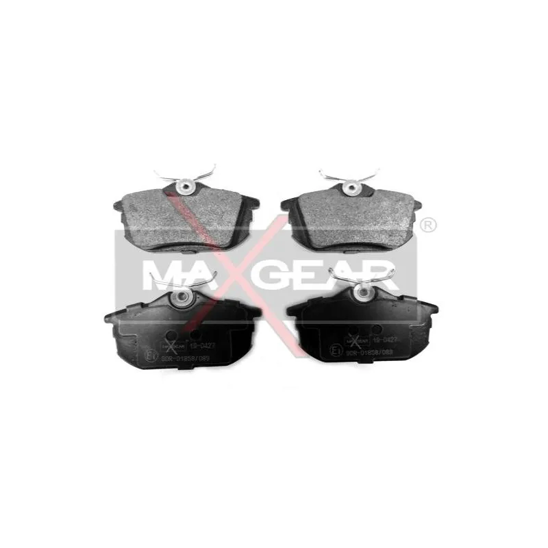 Jeu de 4 plaquettes de frein arrière MAXGEAR 19-0427