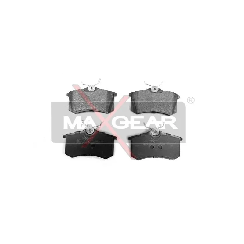 Jeu de 4 plaquettes de frein arrière MAXGEAR 19-0428