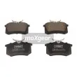 Jeu de 4 plaquettes de frein arrière MAXGEAR 19-0429 - Visuel 1