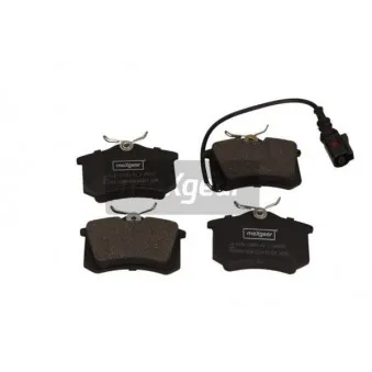 Jeu de 4 plaquettes de frein arrière MAXGEAR 19-0430
