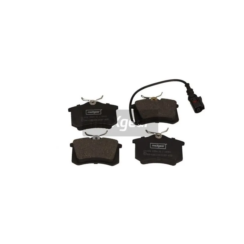 Jeu de 4 plaquettes de frein arrière MAXGEAR 19-0430