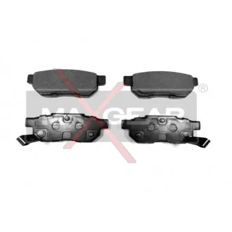 Jeu de 4 plaquettes de frein arrière MAXGEAR 19-0431