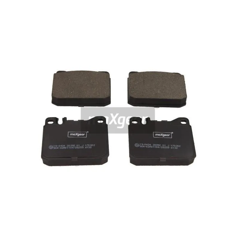 Jeu de 4 plaquettes de frein avant MAXGEAR 19-0434