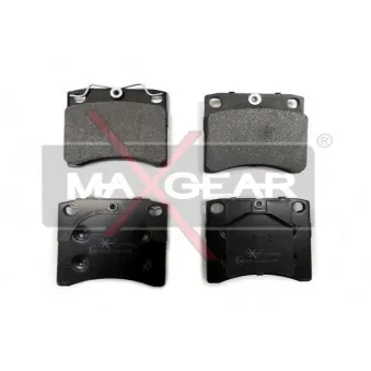 Jeu de 4 plaquettes de frein avant MAXGEAR 19-0438