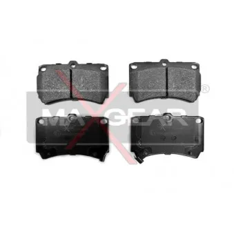 Jeu de 4 plaquettes de frein avant MAXGEAR 19-0440