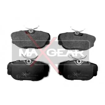 Jeu de 4 plaquettes de frein avant MAXGEAR 19-0441