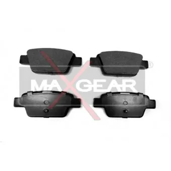 Jeu de 4 plaquettes de frein arrière MAXGEAR 19-0442