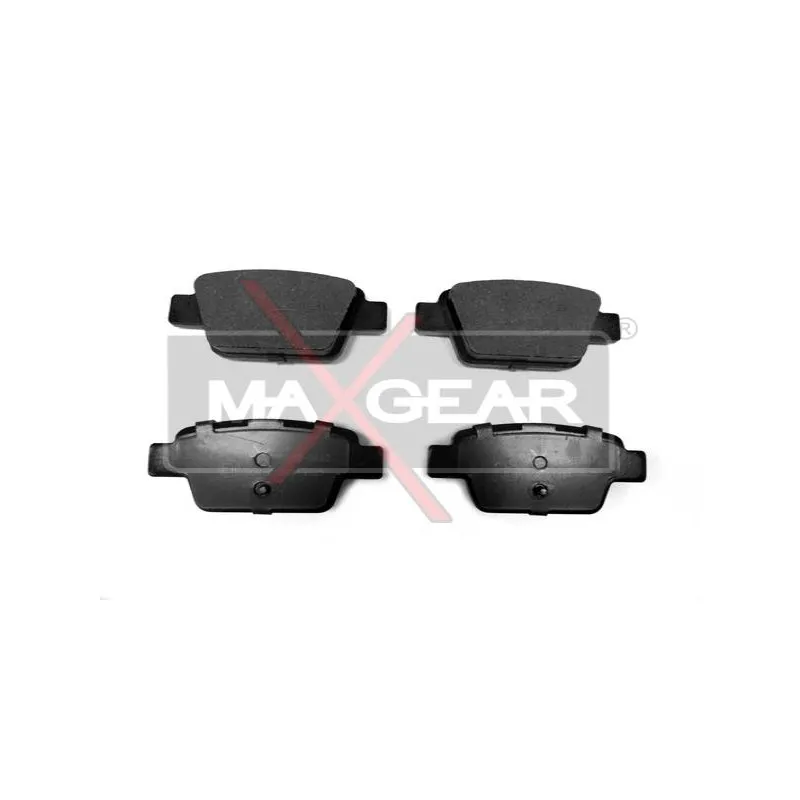 Jeu de 4 plaquettes de frein arrière MAXGEAR 19-0442