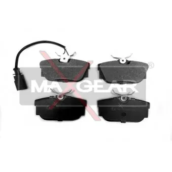 Jeu de 4 plaquettes de frein arrière MAXGEAR 19-0444