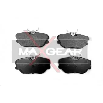 Jeu de 4 plaquettes de frein avant MAXGEAR 19-0447