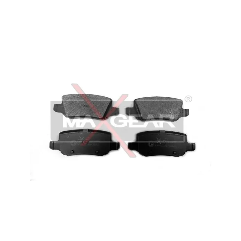 Jeu de 4 plaquettes de frein arrière MAXGEAR 19-0452